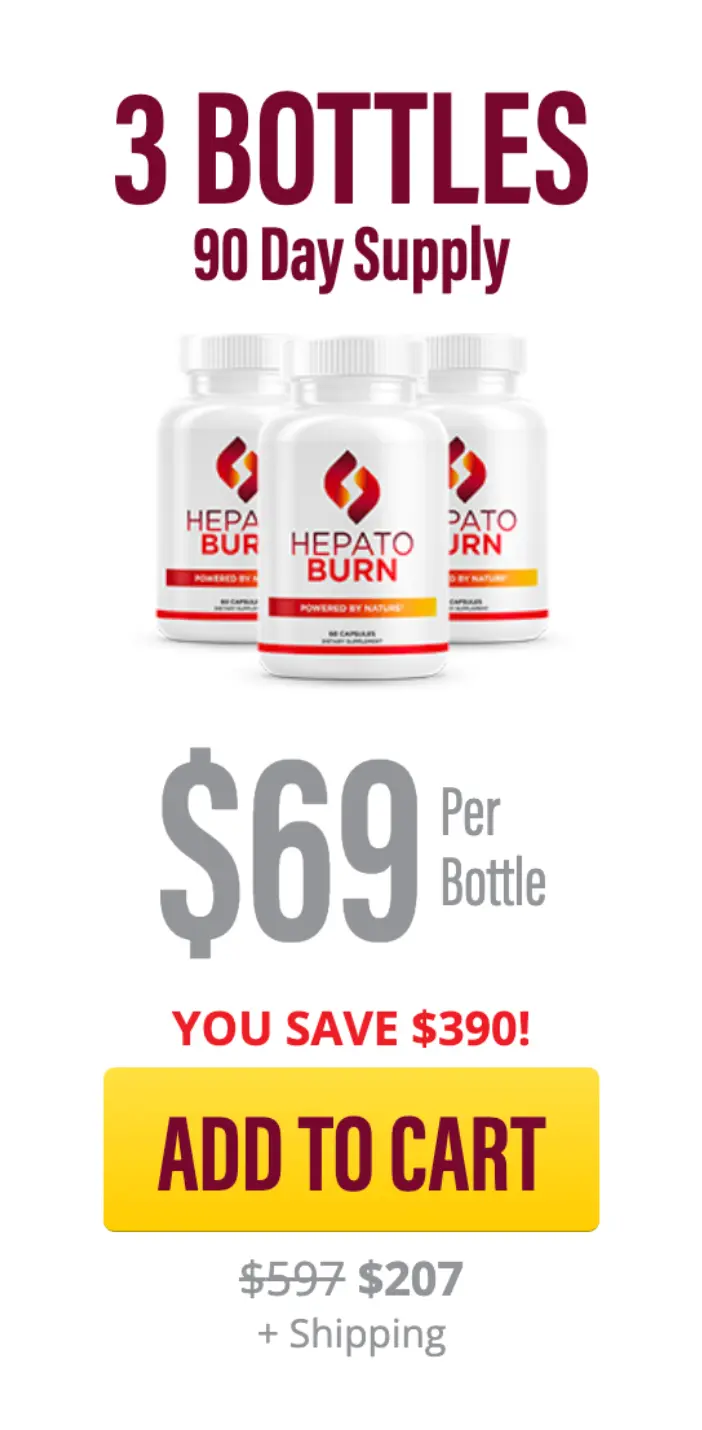 Hepatoburn 3 Bottle